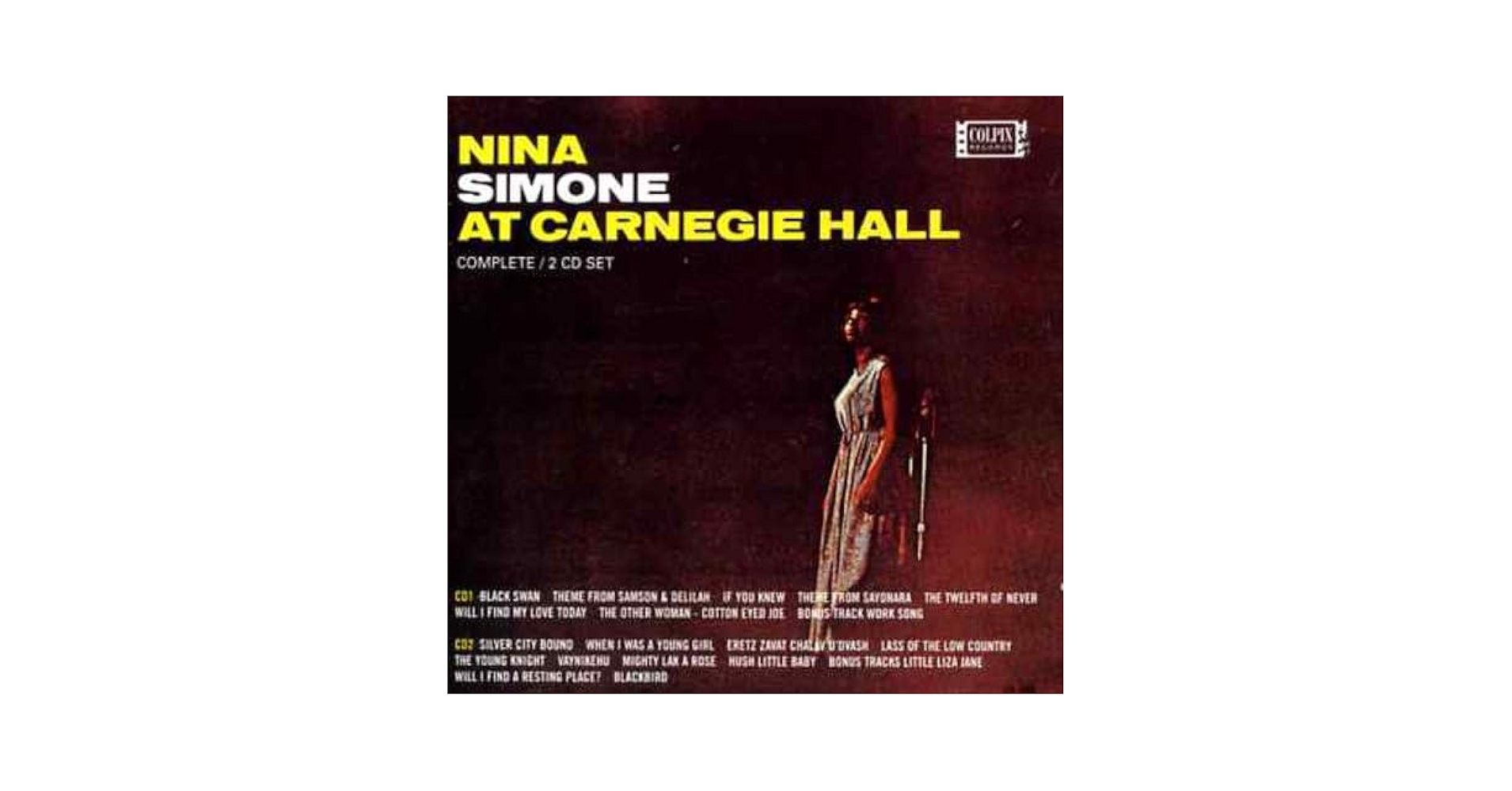 帯付 見開き Nina Simone At Carnegie Hall 稀少 Nina Simone – At Carnegie Hall – CD (Paper Sleeve, Album