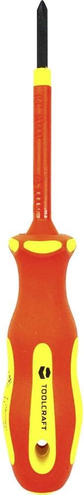 Toolcraft PH0 TO-5345748 VDE Electronic and Precision Mechanics, Workshop Phillips Screwdriver PH