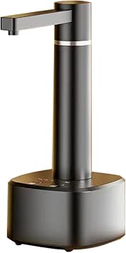TTSAM Smart Water Dispenser,220V 4W Table Dispenser,Electric Dispenser Desktop 1200mAh Auto USB Charging Quantitative for Office Camping, 3 Gear - Black, 15*6.6cm
