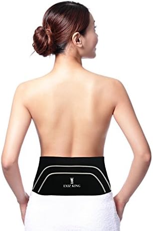Exiz King Lower Back Lumbar Support Recovery Brace - Guaranteed Highest Copper Content & Highest Quality Copper! Great for All Activities! (Size:39"-50")