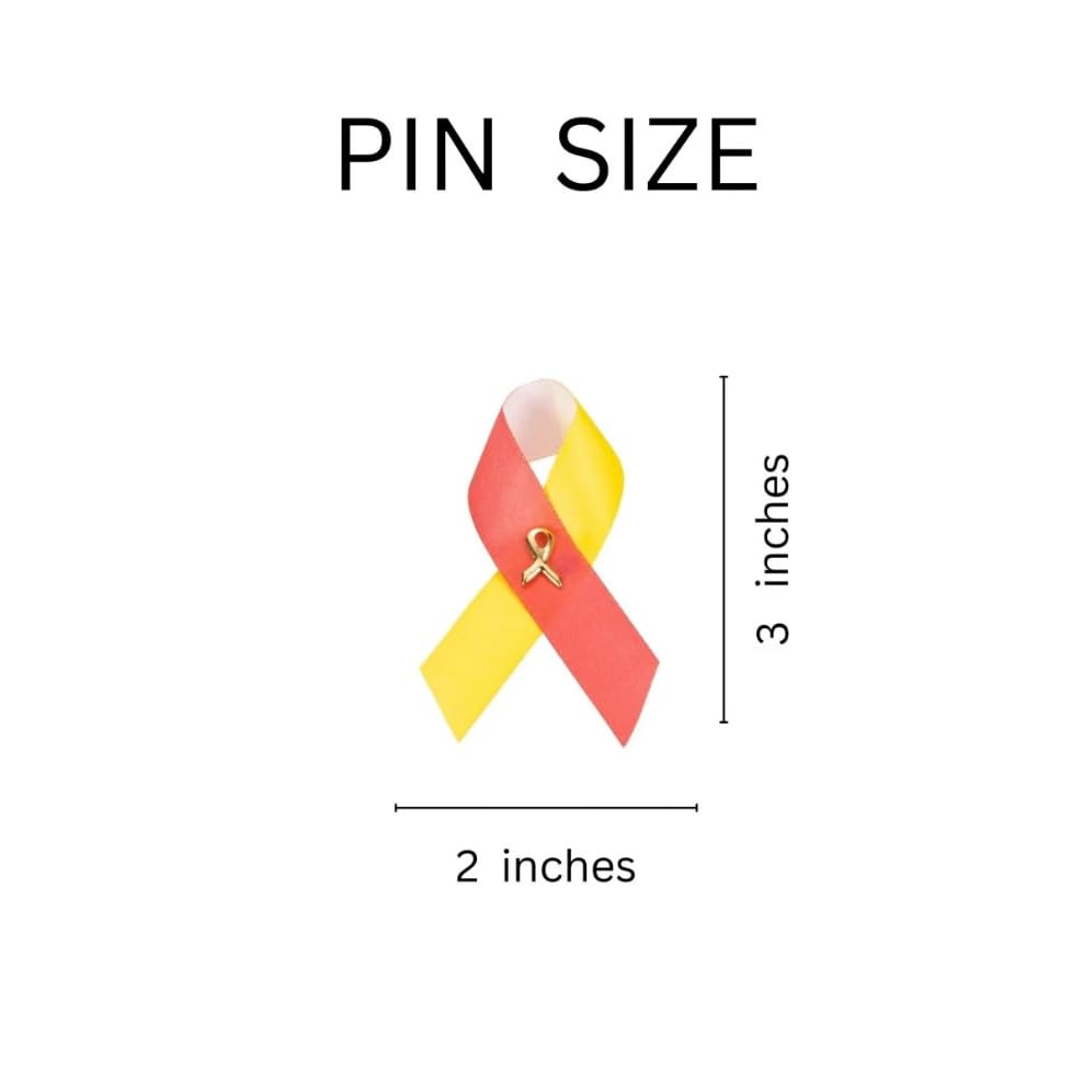 Image of 1 /2 /5 /10 /25 /50 /100pcs Satin Awareness Ribbon Pins (Pick your color), for Cancer & Disease Awareness, Bulk Quantities for Fundraising, Events, Gift Giving