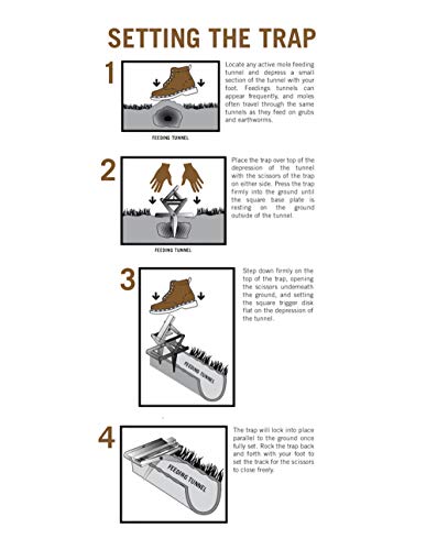 Yarddog Mole Trap Step To Set Commercial Grade #TOP2