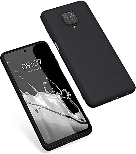 Image of NSTAR Back Cover Case Compatible with Poco M2 Pro /Redmi Note 9 Pro /Redmi Note 9 Pro Max /Redmi Note 10 Lite | Soft Touch Full-Body Protective Silicone Case | Shockproof - Black
