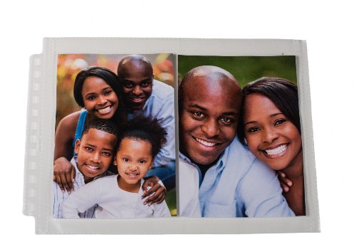 Ultra Pro 12-Hole Horizontal Page for 5 by 7-Inch Prints, 25-Pack