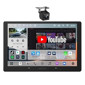 ATOTO S8 Gen4 S84G211P 10.1-Inch Double DIN Android Car Stereo With 4G LTE and Backup Camera