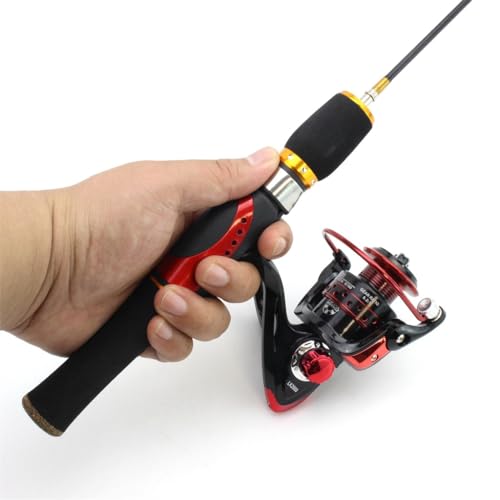 Canne à pêche de saison compacte 67 cm ensemble radeau et bateau robuste