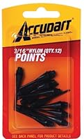 Algopix Similar Product 10 - Accudart Pack of 12 Nylon Points