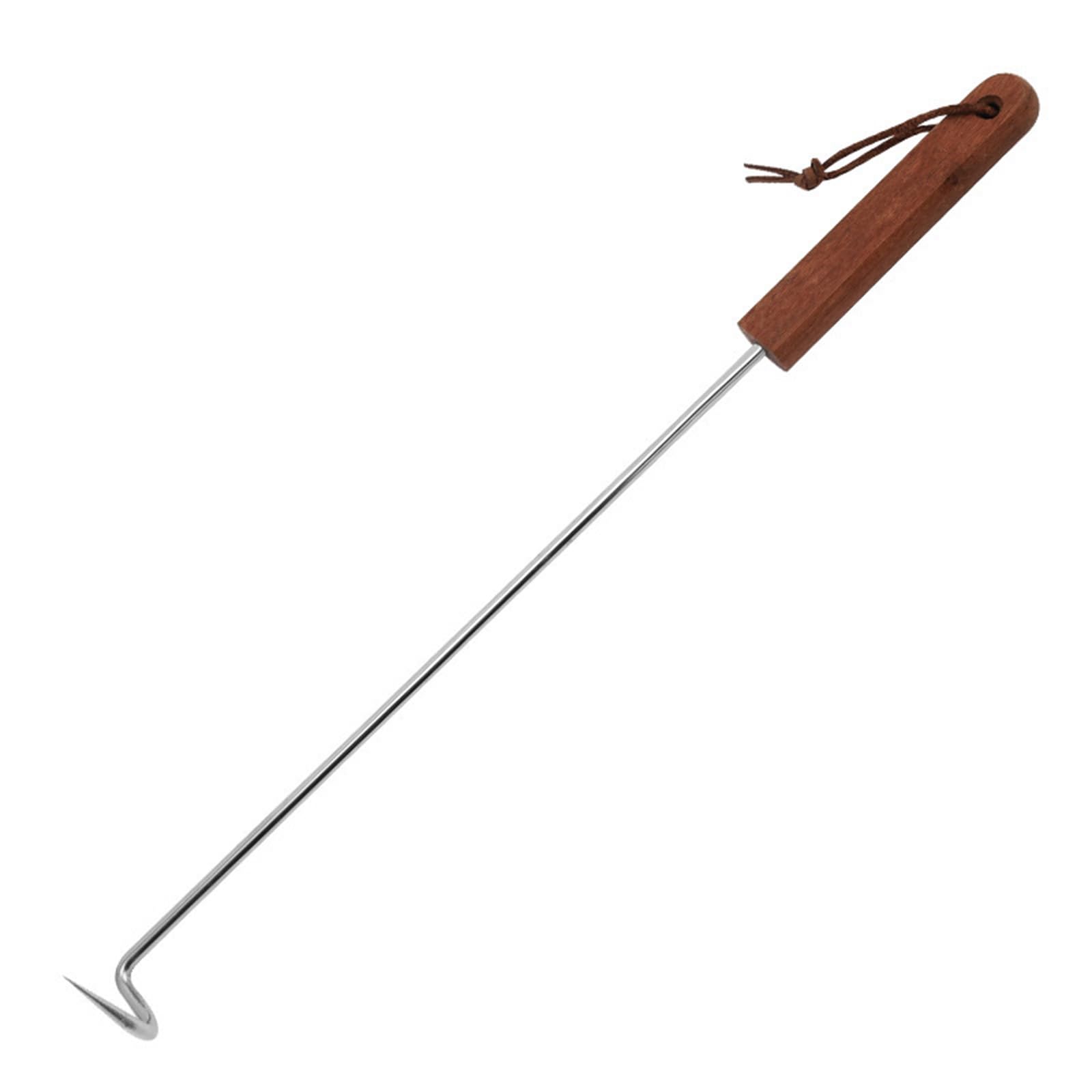 HDOYTXXM Professional Bacons Hook for Home and Outdoor Use with Strong Stainless Steel and Delicate Wood Finish Meat Hanger