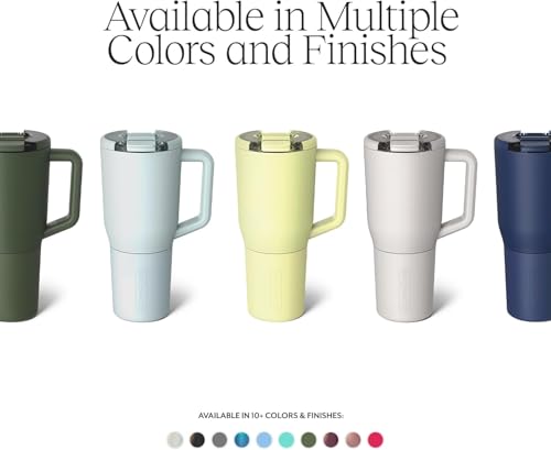 Image of BruMate Muv - 35oz 100% Leak Proof Insulated Coffee Mug with Handle & Lid - Stainless Steel Coffee Travel Mug - Double Walled Coffee Cup (Java)
