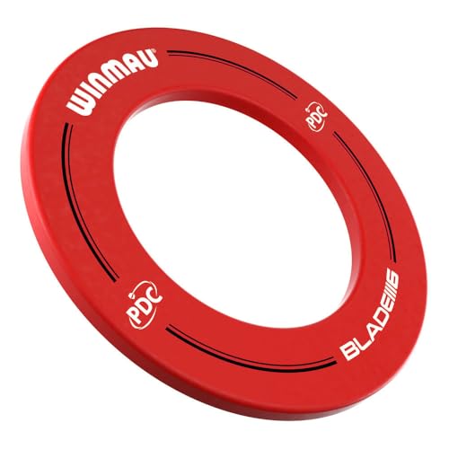 WINMAU PDC Printed Dart Board Surround Ring - Red - Durable Backboard Wall Protector for Dartboards - Professional Darts Accessories - Image 8