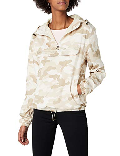 Preisvergleich Produktbild Urban Classics Damen Ladies Camo Pullover Jacke, Mehrfarbig (Sand 00867), Medium (Herstellergröße: M)