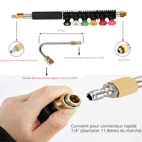 Pointes de lance de remplacement télescopiques haute performance - 4