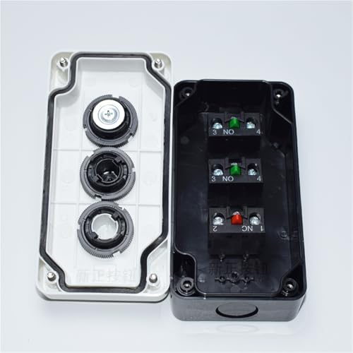 Caja de botones XB2 de 3 orificios con interruptor de control XAL-B332 2