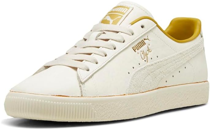 PUMA Mens Clyde The Neverworn Iv Lace Up Sneakers Shoes Casual - White