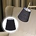 KALLORY Cloth Lampshade Lamp Cover Black Fabric Lamp Shade Accessory for Wall Suitable for Home Lighting Tools