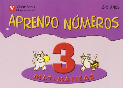 Portada de Aprendo Números. Cuaderno 3. Infantil
