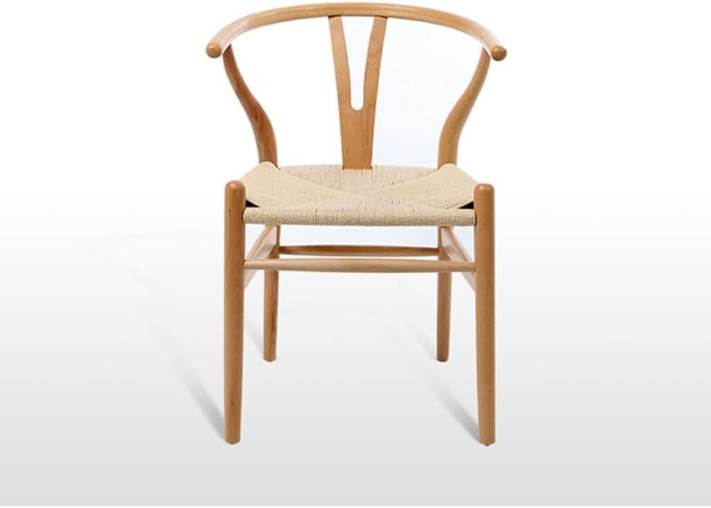 Solid Wood Rattan Dining Chairs for Room Household Backrest Chair Home Furniture