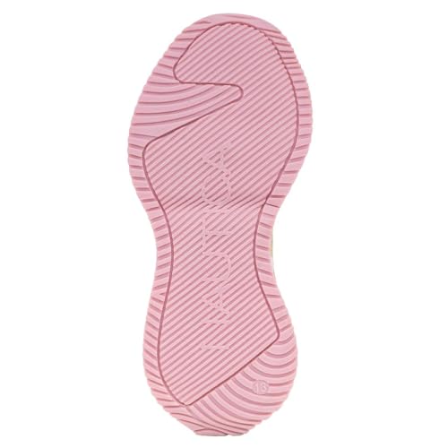 Nautica Kids Girls' Runners Sneakers - Breathable Casual Tennis Shoes with Cushioned Wavy Sole for Big Kids and Little Kids-Maybella S-Bone Tan Pink-4 - image 5