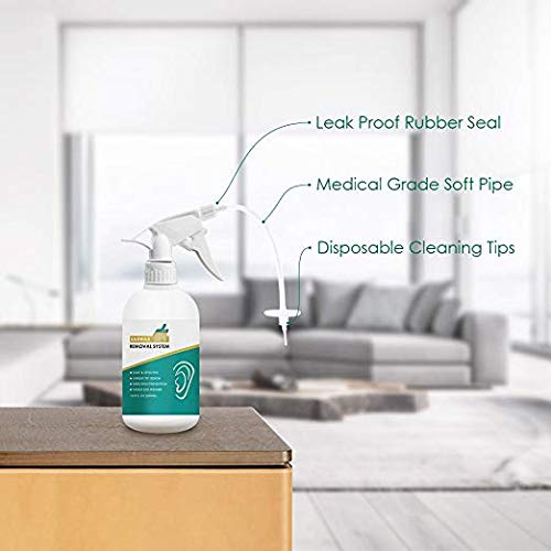 Ear Wax Removal Tool for Ear Irrigation, Ear Wax Removal Kit for Ear Cleaning, Earwax Remover for Adults and Kids, Including 1 Ear Washer Bottle, 5 Disposable Tips, 1 Thread Cap and 1 Bulb Syringe. - Thumbnail 5