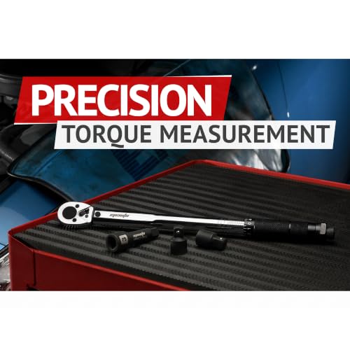 Image of EPAuto 3 /8-Inch Drive Click Torque Wrench 10-80 Ft-lb. / 13.6-108.5 Nm