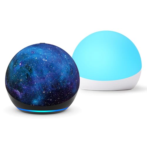 Amazon Echo Dot Kids (newest model) - Stardust including Amazon Kids+, with Echo Glow, Designed for Alexa+