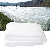 Tamaño grande: la cubierta es de 10 x 30 pies, la tela de jardín es fácil de cortar para adaptarse a cualquier tamaño de macetas, arbustos o plantas. También puedes cortar en diferentes tamaños y coser las piezas juntas para formar una manta más grande para satisfacer tus diferentes necesidades.