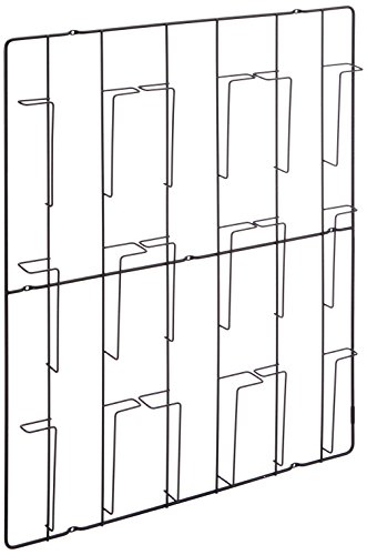 PUHLMANN Capventure - Prospektehalter, Magazine-Wandhalter, mit 9 Fächer, aus Stahl Cover