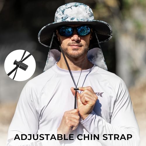Image of KastKing Sol Armis UPF 50 Boonie Hat - Sun Protection Hat, Fishing Hat, Beach & Hiking Hat, Paddling