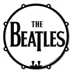 The beatles-tapis de souris de la série drum-logo – 21,5 cm - Les Beatles, Paul McCartney, John Lennon, RIngo Starr, George Harrison
