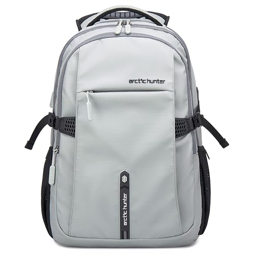 Arctic Hunter Travel Daypack Water Repellant Scratch Resistant 30L Backpack with Built In USB/Headphone Port for Men and Women B00388