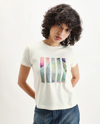 Image of RAREISM Regular FIT Graphic Print T-Shirt