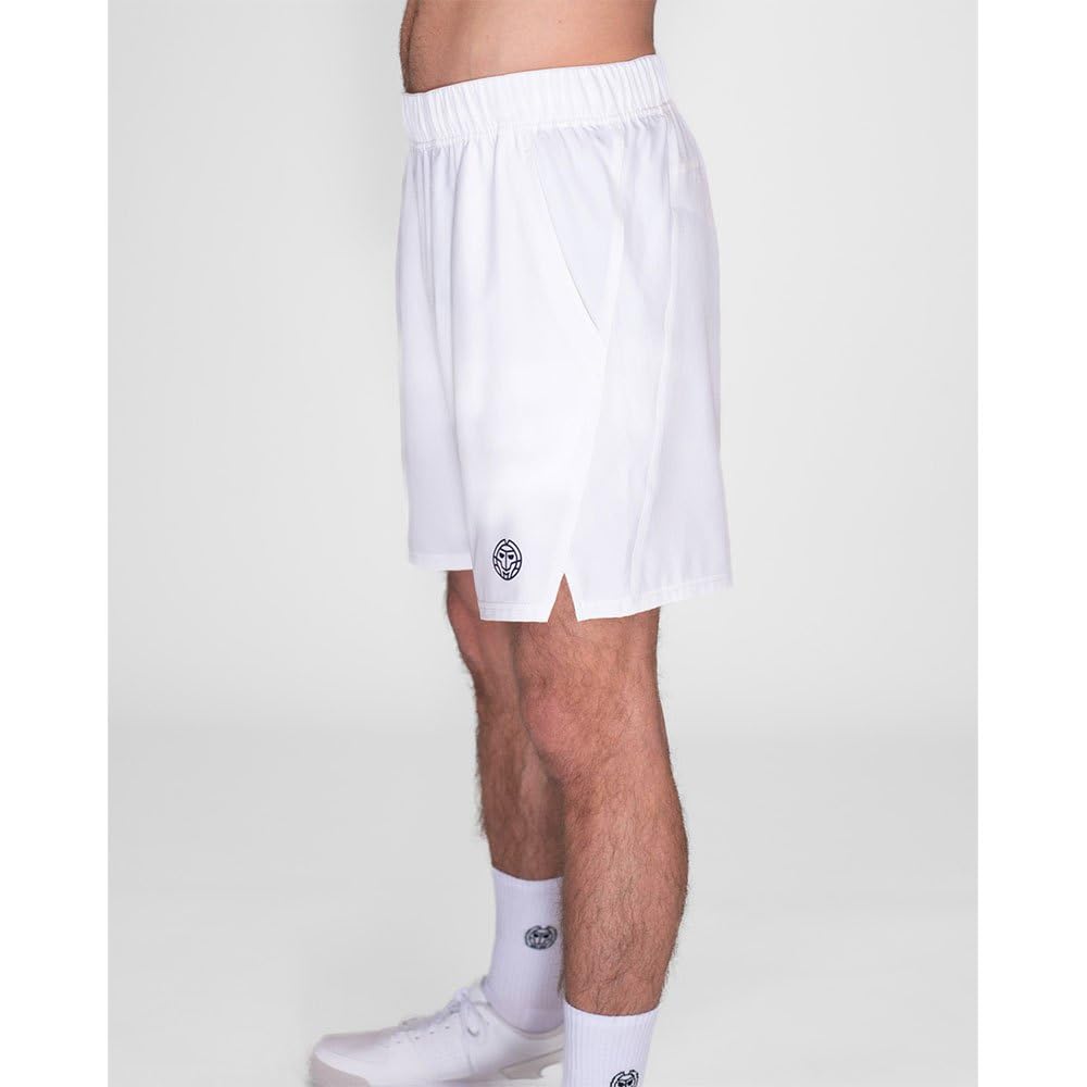 BIDI BADU Herren Crew 7Inch Shorts - White