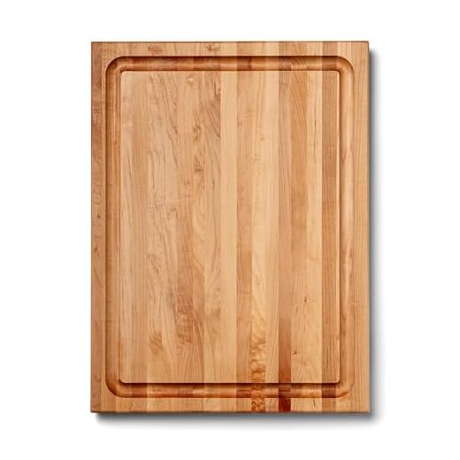 John Boos CB1054-1M2418150 Cutting Board, 24 Inches x 18 Inches x 1.5 Inches, Maple with Juice Groove