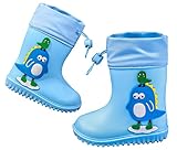 Einzigartiges Design: Kinder Gummistiefel haben niedliche 3D-Cartoon-Muster und leuchtende Farben, die ausreichen, um die Neugier der Kinder zu befriedigen.
