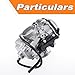 Bear Tracker 250 Carburetor Compatible for Yamaha YFM250X YFM 250X ATV Carb 1999 2000 2001 200 2003 2004.Replace#4XE-14140-13-00(with Intake Manifold & Fuel Tank Petcock)