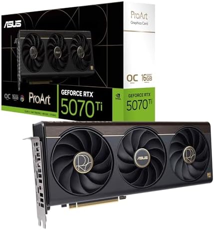 ASUS ProArt GeForce RTX™ 5070 Ti OC Edition Graphics Card (PCIe® ...