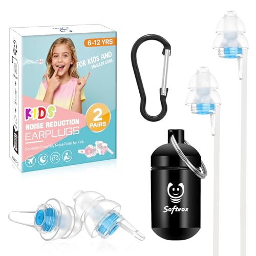 Kids Ear Plugs 6-12 yrs, 25dB