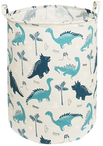 Image of MAIZMZ Kids Hamper Storage Bins Organizer Toy Box Laundry Basket Large Canvas Collapsible Chest for Home /Dorm /Kitchen /Pet /Office /Closet /Shelf /Gift Baskets