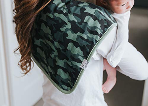 Copper Pearl Baby Burp Cloth Large 21''X10'' Size Premium Absorbent Triple Layer 3-Pack Gift Set “Diesel #TOP6