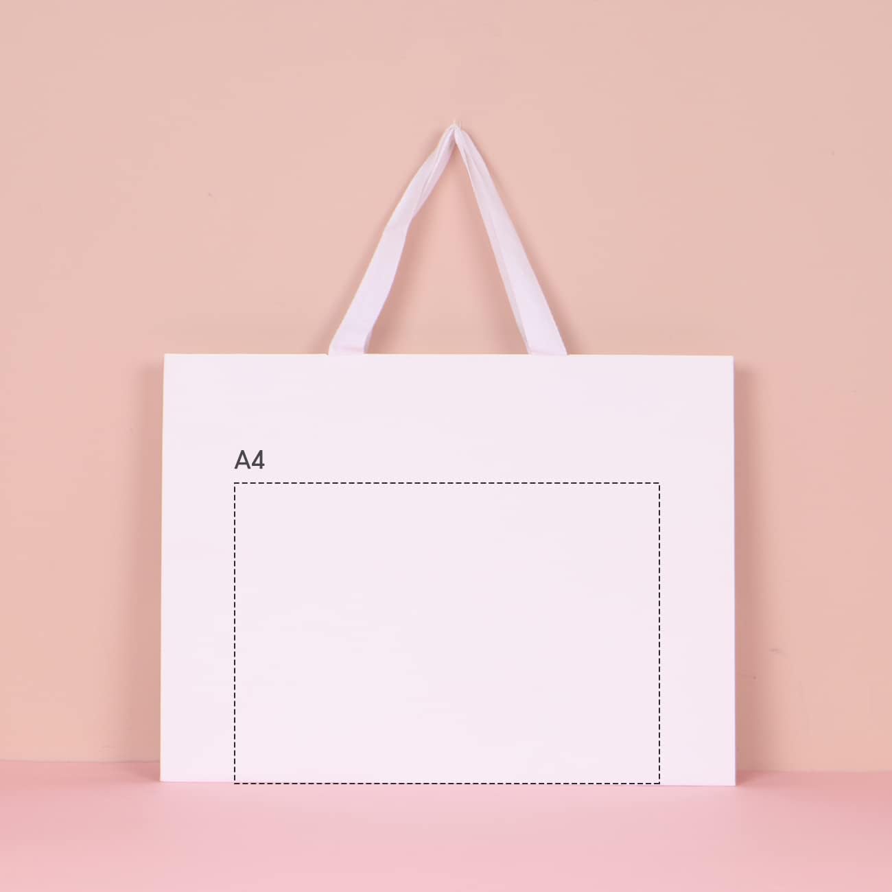 10pcs 15.7x5.5x11.8" (3) Large Size, White Paper Bags with White Cotton Handles, Thick Sturdy Durable Gift bags - Image 4