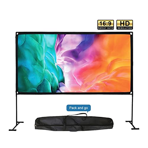 Pantalla portátil para proyector 100-120 pulgadas 16:9