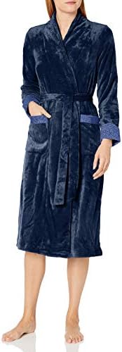 Miss Elaine Women's Sesoire French Fleece Ballet Wrap Robe