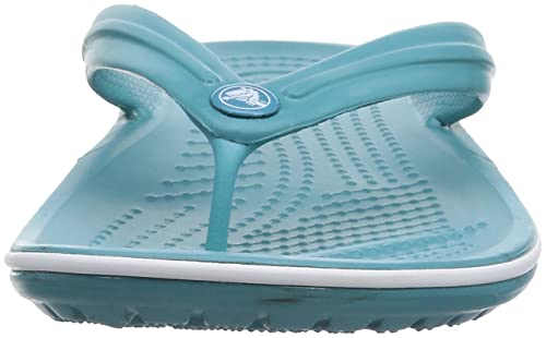 Image of Crocs Unisex's Crocband Flip Flops, Turq Tonic, 45-46