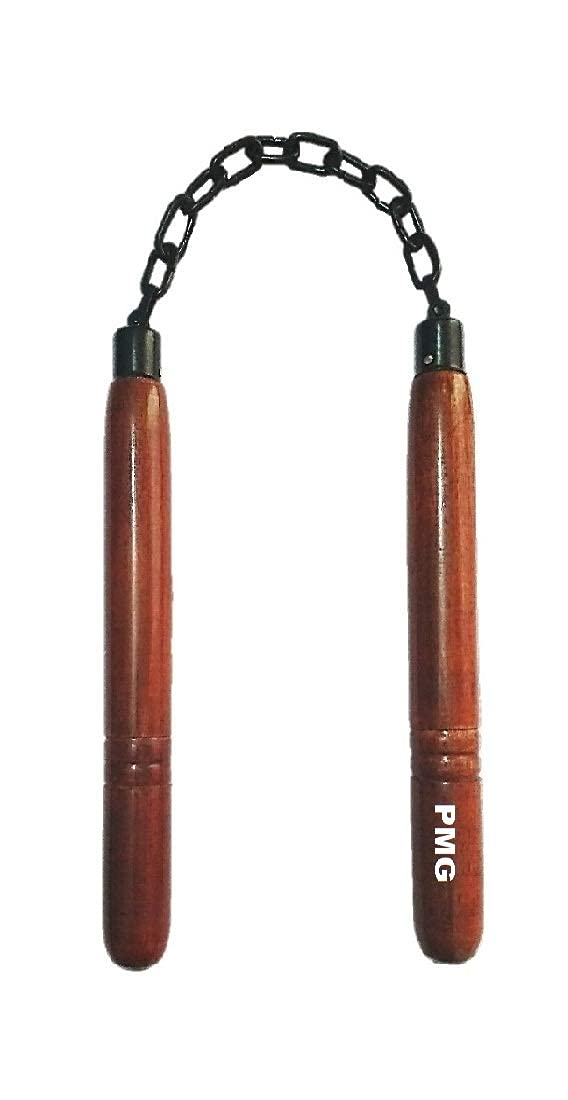 Buy PMG Nunchaku, Handle 10" with 9" Black Metal Chain,Pack of 1,(Martial Art & Equipment