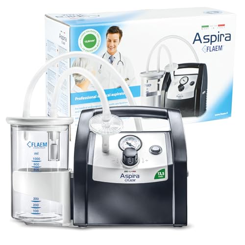 FLAEM ASPIRA 13,5L/MIN Ssak medyczny, pojemnik 1 l, do pracy ciągłej