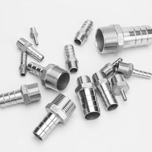 Conector de acero inoxidable 304 junta pagoda G1/2 resistente para tuberías de agua 3