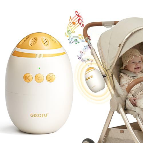 Baby Stroller Rocker with Adjustable Vibration Speed and 11 Soothing White Noise, Hands-Free Rechargeable Sleep Soother Rocker, Portable Accessories for Strollers & Cribs, Essential Baby Gear