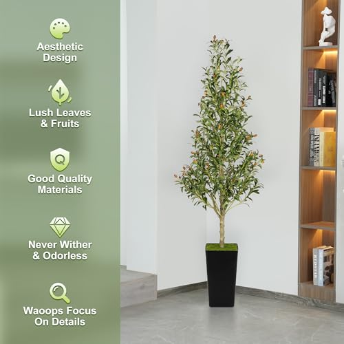 Artificial-Olive-Tree-6Ft-Large-Tall-Fake-Plant-with-Realistic-Aesthetic-Design-Faux-Silk-Floor-Plants-for-Home-Living-Room-Bedroom-Office-Patio-Indoor-and-Outdoor-Decor Artificial Olive Tree 6Ft Large Tall Fake Plant with Realistic Aesthetic Design Faux Silk Floor Plants for Home Living Room Bedroom Office Patio Indoor and Outdoor Decor