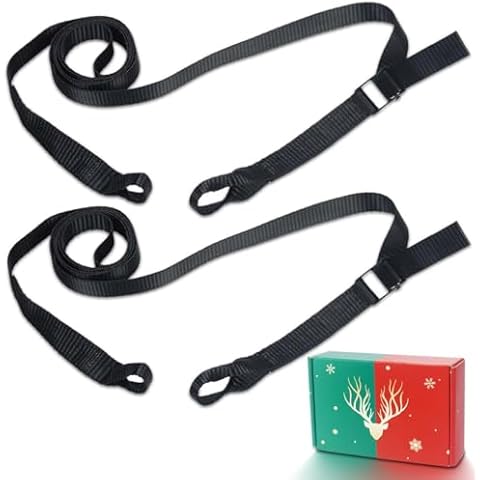 Huntury Climbing Stick Straps, Tree Stand Strap, Climbing Steps Replacement Strap, Climbing Stick Attachment, Quick, Easy and Quiet to Install, Pack of 2 Cover