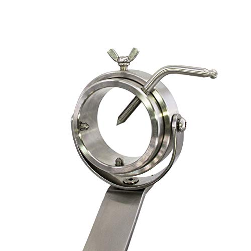 Flores Cortés 17927 hamhouder, roestvrij staal, zilver - Image 3